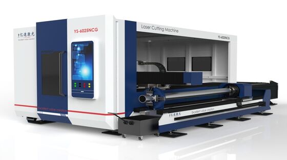 Kalite  Integrated Fiber Laser Cutting Machine With Large-scale Exchange Table And Surrounding Tube Plate Fabrika