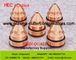 PT36 Esab Plasma Machine Consumables Plasma Torch Shield Cap 0558009520, 0558009525, 055800955